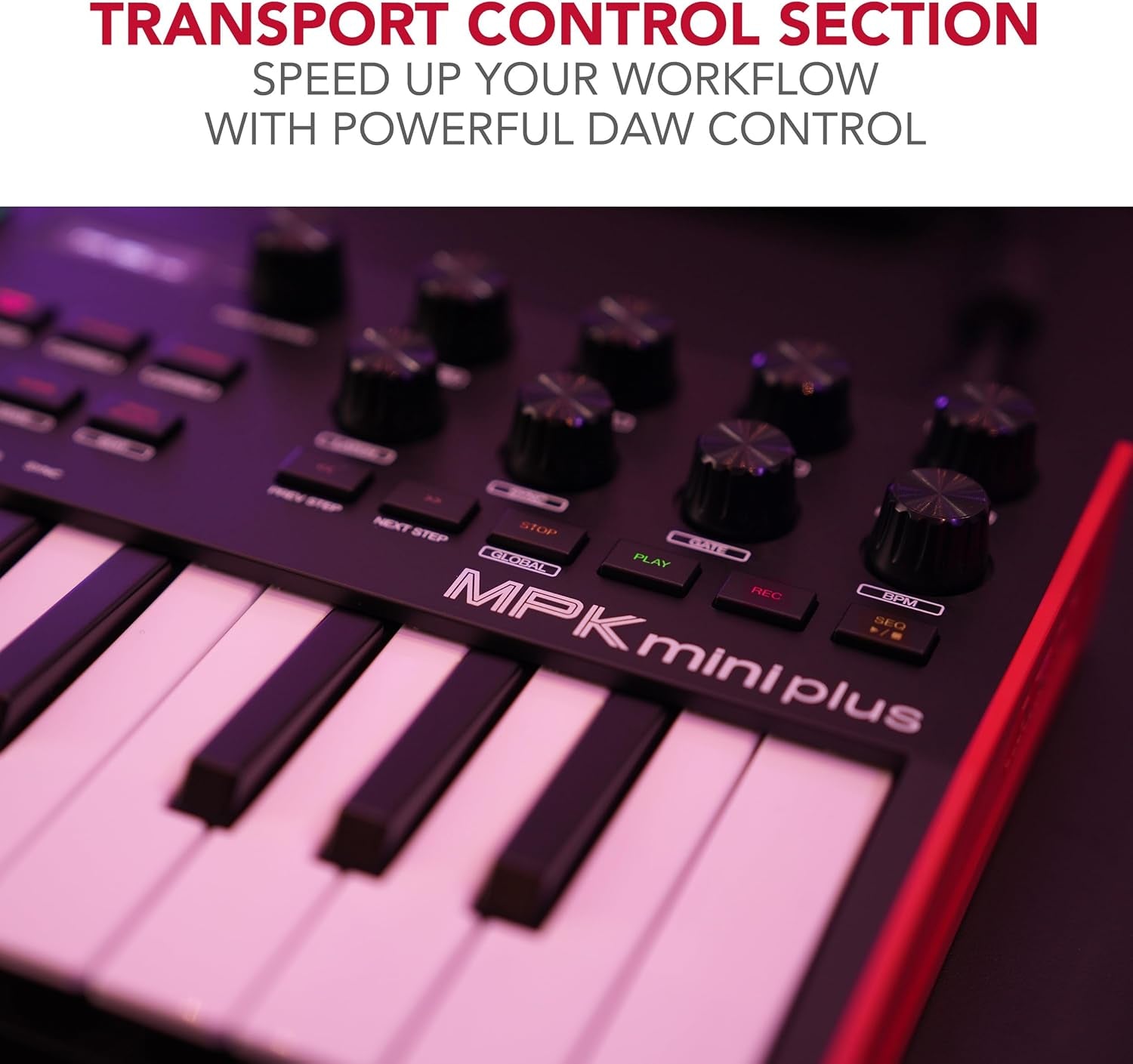 37-Key Akai MPK Mini plus - USB MIDI Keyboard Controller